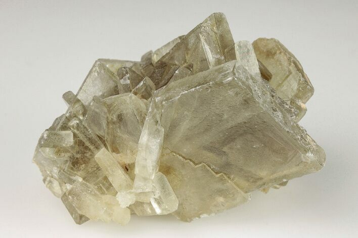 Tabular Barite Crystal Cluster with Phantoms - Peru #204752